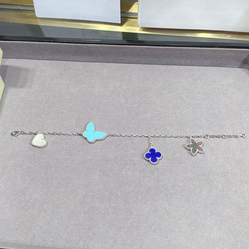 [✨ROSE✨]LUCKY SPRING SILVER BRACELET 4 MOTIF