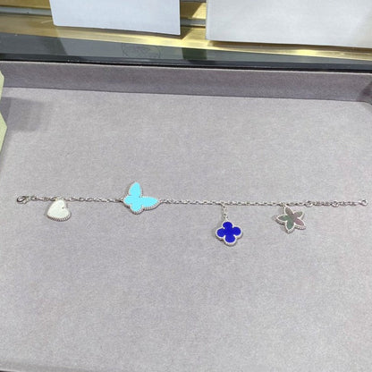 [✨ROSE✨]LUCKY SPRING SILVER BRACELET 4 MOTIF