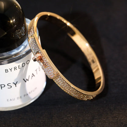 [✨ROSE✨]KELLY BRACELET DIAMOND PAVED