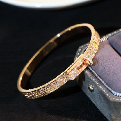[✨ROSE✨]KELLY BRACELET DIAMOND PAVED