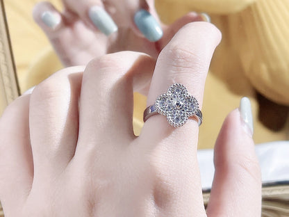 [✨ROSE✨]CLOVER DIAMOND RING