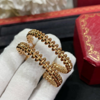 [✨ROSE✨]CLASH LARGE HOOP EARRINGS