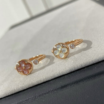 [✨ROSE✨]SUN 1 DIAMOND PINK MOP RING