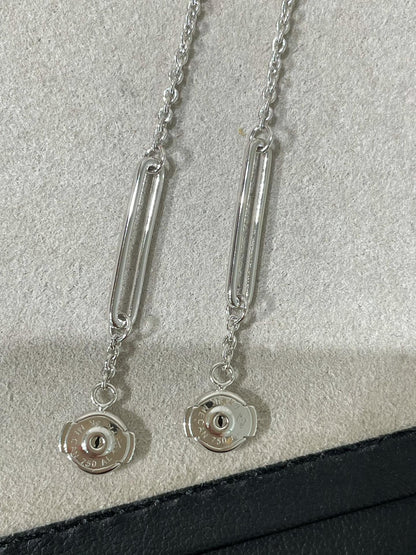 [✨ROSE✨]CHAINE CHAOS DIAMOND DROP EARRINGS