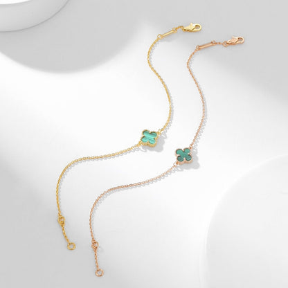 [✨ROSE✨]CLOVER BRACELET MALACHITE 1 MOTIF
