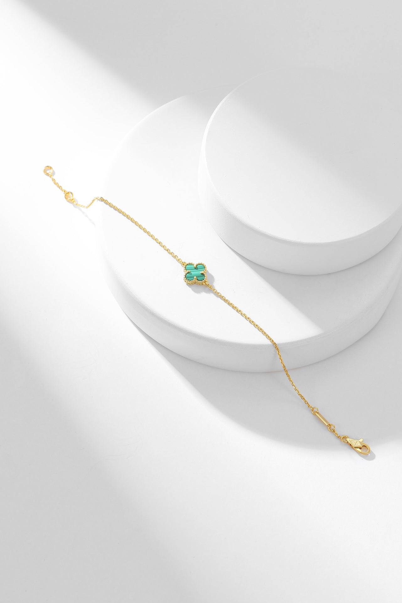 [✨ROSE✨]CLOVER BRACELET MALACHITE 1 MOTIF