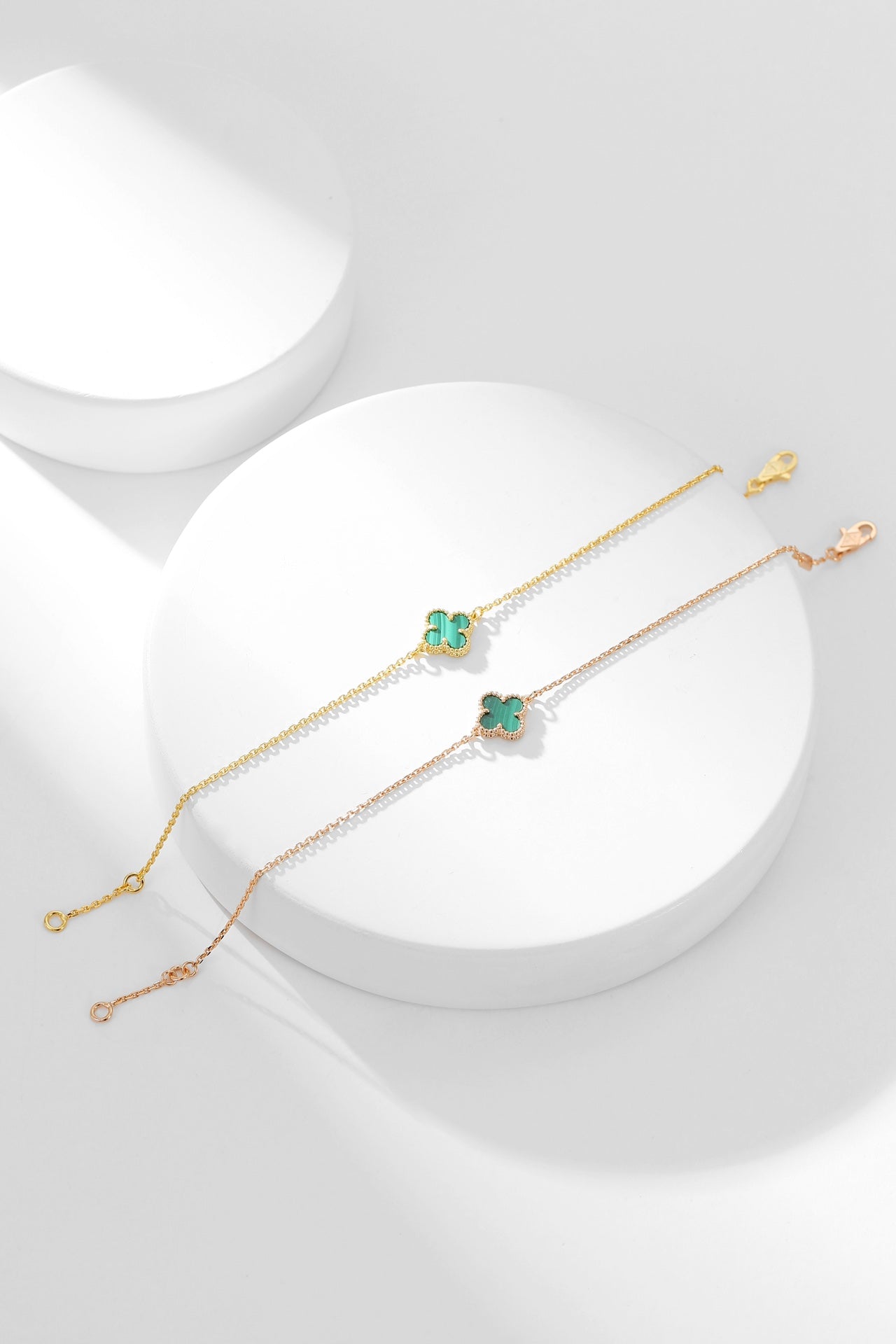 [✨ROSE✨]CLOVER BRACELET MALACHITE 1 MOTIF