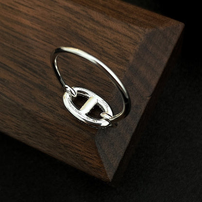 [✨ROSE✨]RONDE SMALL SILVER DIAMOND RING