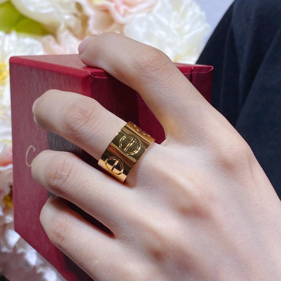 [✨ROSE✨]LOVE 11MM LARGE RING