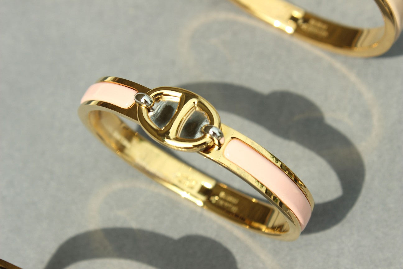 [✨ROSE✨]CLIC CHAINE GOLD BRACELET