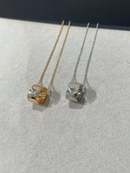 [✨ROSE✨]LIENS EVIDENCE DIAMOND NECKLACE