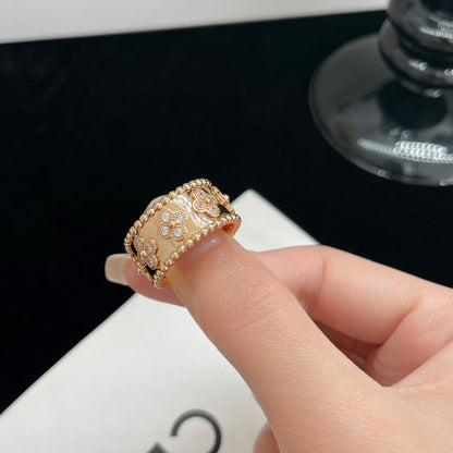 [✨ROSE✨]PERLEE DIAMOND LARGE RING