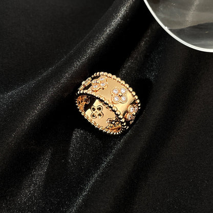 [✨ROSE✨]PERLEE DIAMOND LARGE RING