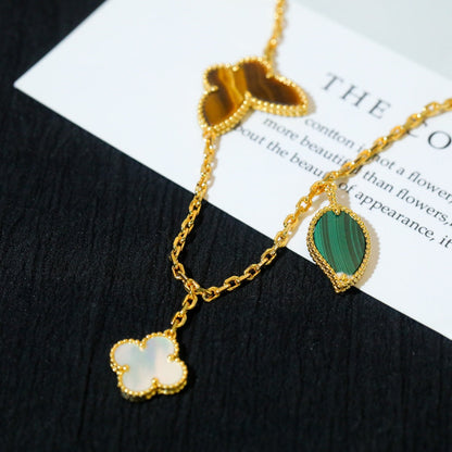 [✨ROSE✨]LUCKY SPRING 5 MOTIF GOLD BRACELET
