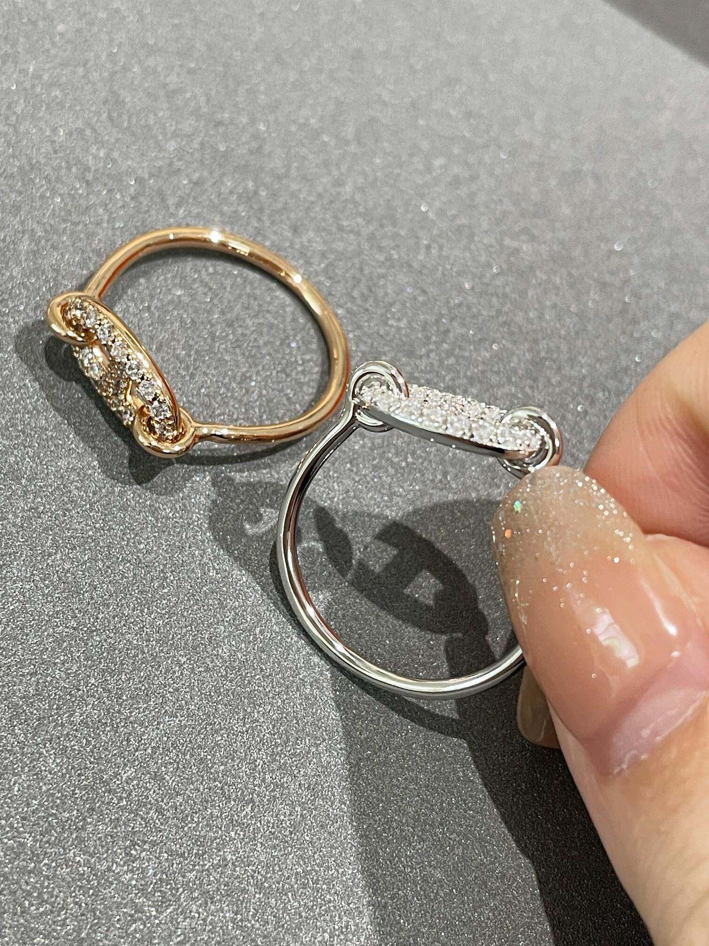 [✨ROSE✨]RONDE SMALL DIAMOND RING