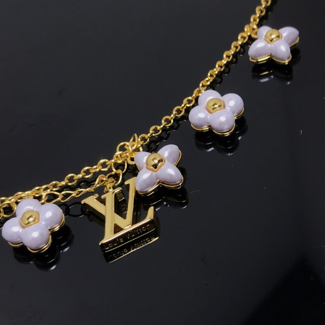 [✨ROSE✨]LOGO 6 MOTIF STAR AND SUN GOLD BRACELET