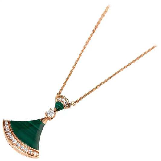 [✨ROSE✨]DREAM NECKLACE MALACHITE DIAMOND