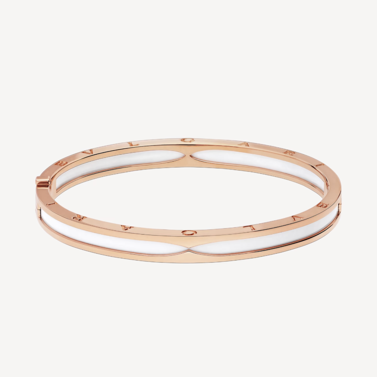 [✨ROSE✨]ZERO 1 PINK GOLD WITH WHITE CERAMIC BRACELET