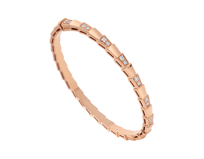 [✨ROSE✨]SERPENTI SMALL BRACELET PINK GOLD DIAMOND