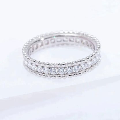 [✨ROSE✨]PERLEE DIAMOND SILVER RING