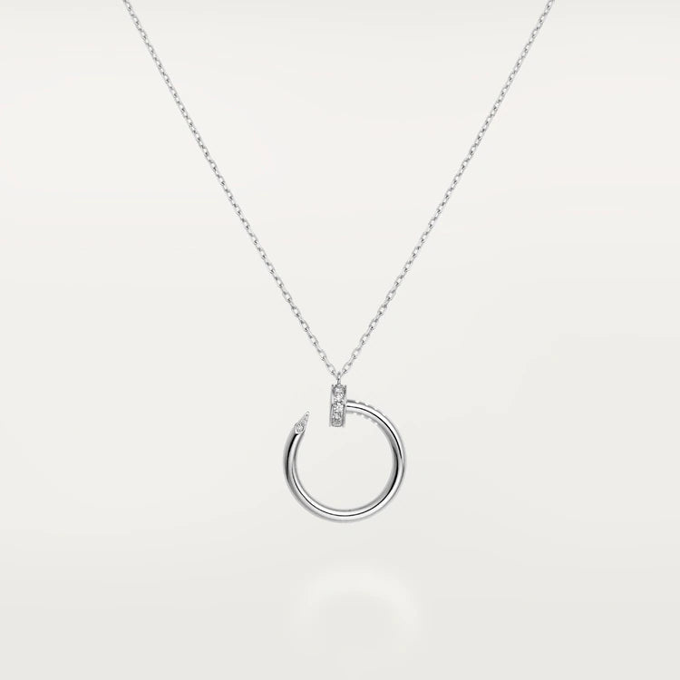 [✨ROSE✨]JUSTE NECKLACE SILVER