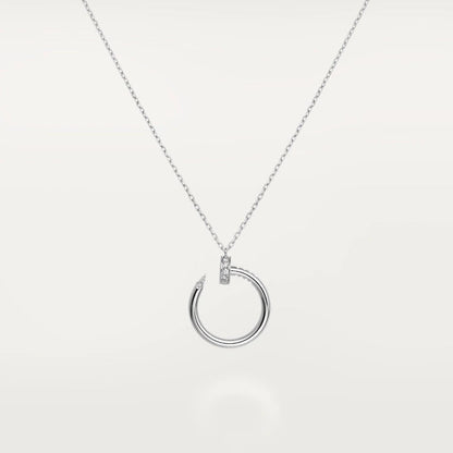 [✨ROSE✨]JUSTE NECKLACE SILVER
