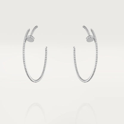 [✨ROSE✨]JUSTE EARRINGS FULL DIAMONDS 1.8MM