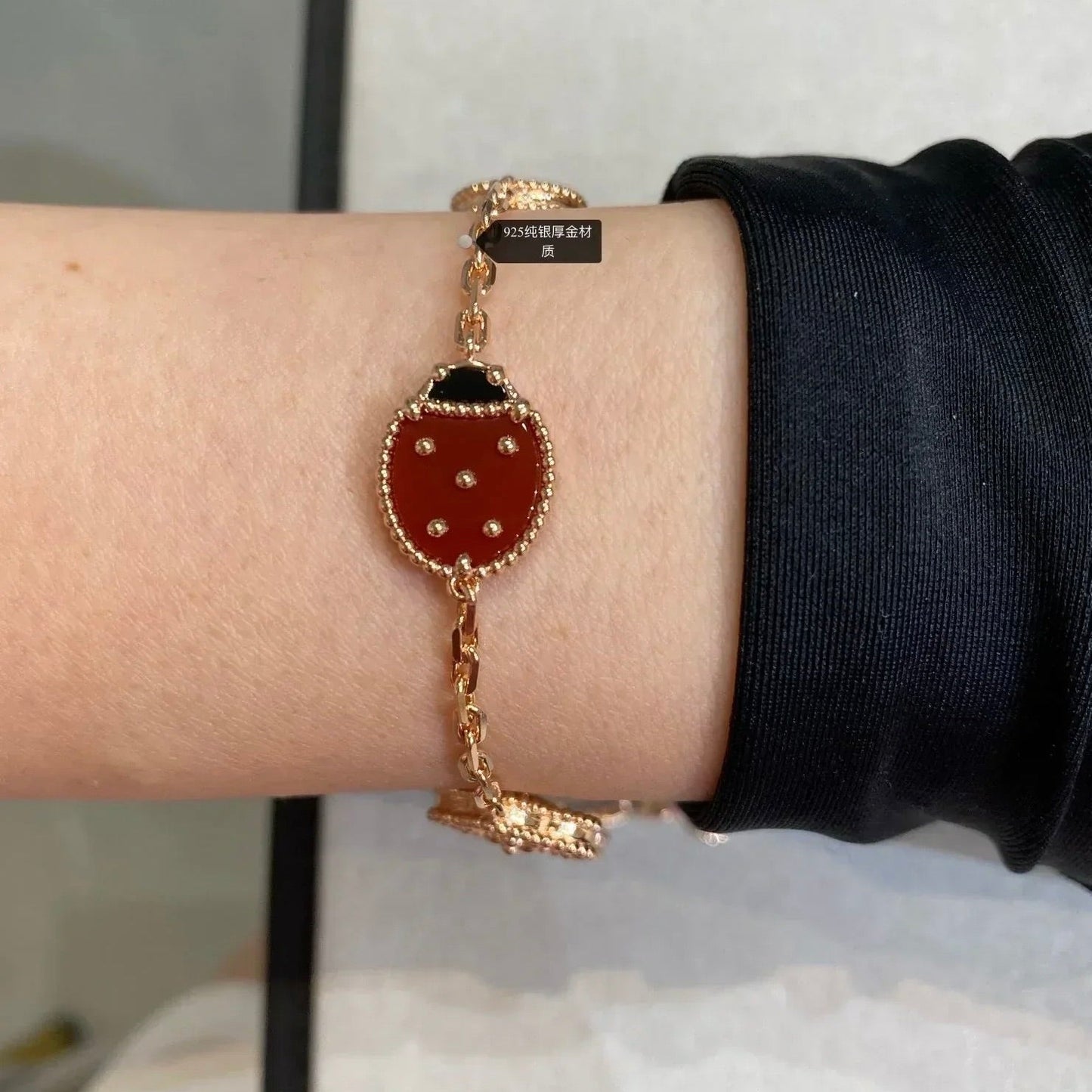 [✨ROSE✨]LUCKY SPRING 5 MOTIF BRACELET