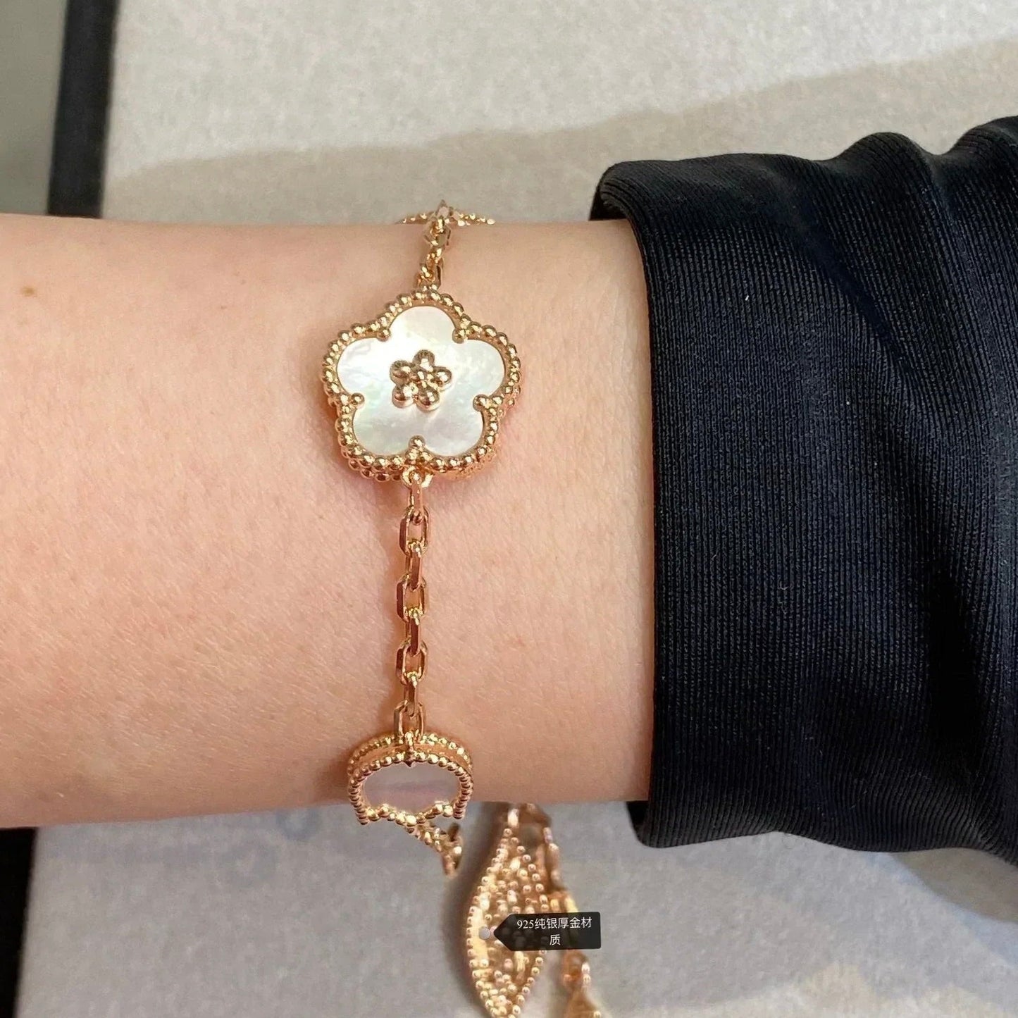 [✨ROSE✨]LUCKY SPRING 5 MOTIF BRACELET