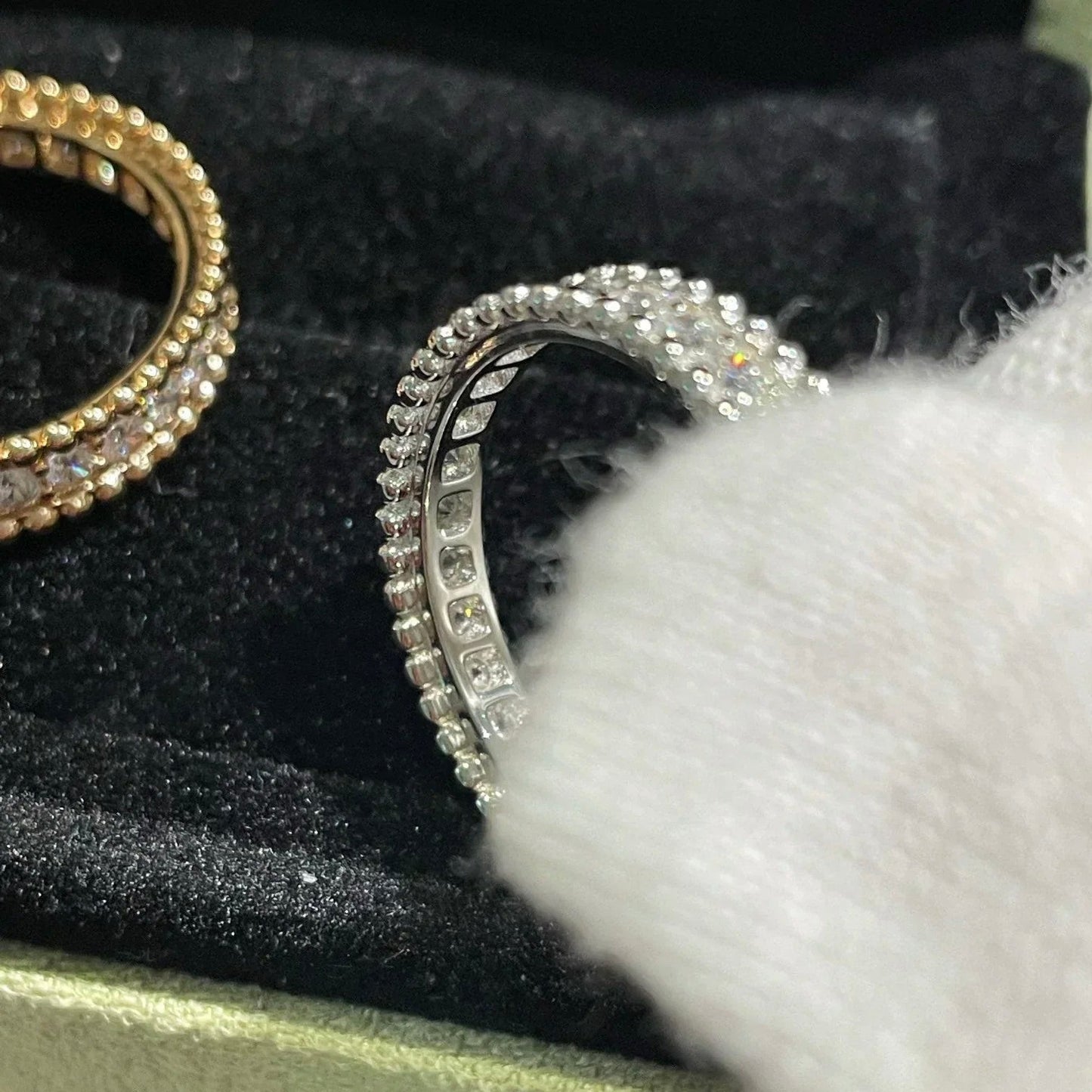 [✨ROSE✨]PERLEE DIAMOND ROSE GOLD RING
