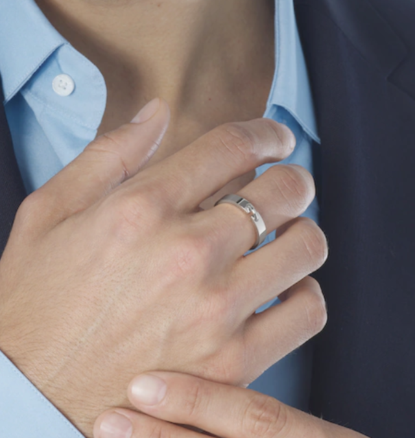 [✨ROSE✨]ALLIANCE LIENS VIDENCE 4MM RING
