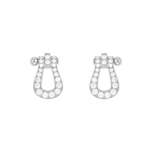 [✨ROSE✨]FORCE 10 FULL DIAMOND STUD EARRINGS MINI MODEL