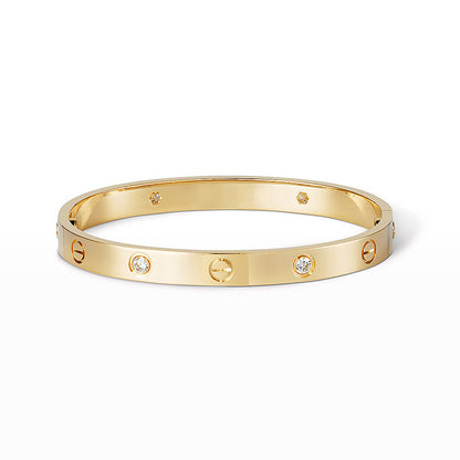 [✨ROSE✨]LOVE BRACELET 6.1MM 4 DIAMONDS