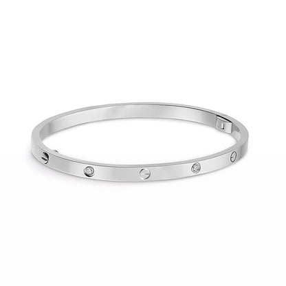[✨ROSE✨]LOVE BRACELET 3.65MM 6 DIAMONDS