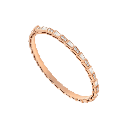 [✨ROSE✨]SERPENTI BRACELET PINK GOLD MOP DIAMOND