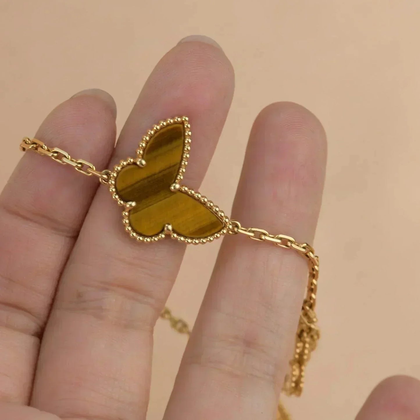 [✨ROSE✨]LUCKY SPRING 5 MOTIF GOLD BRACELET