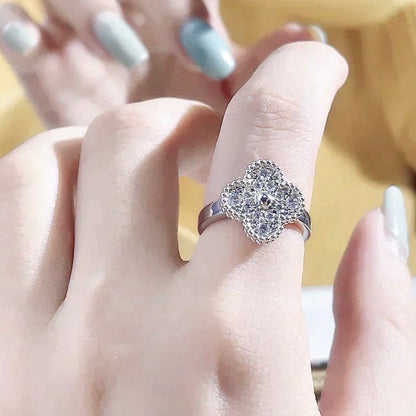 [✨ROSE✨]CLOVER DIAMOND RING