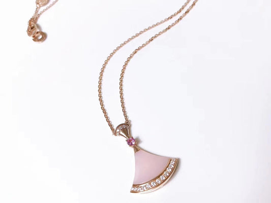 [✨ROSE✨]DREAM NECKLACE PINK MOP DIAMOND