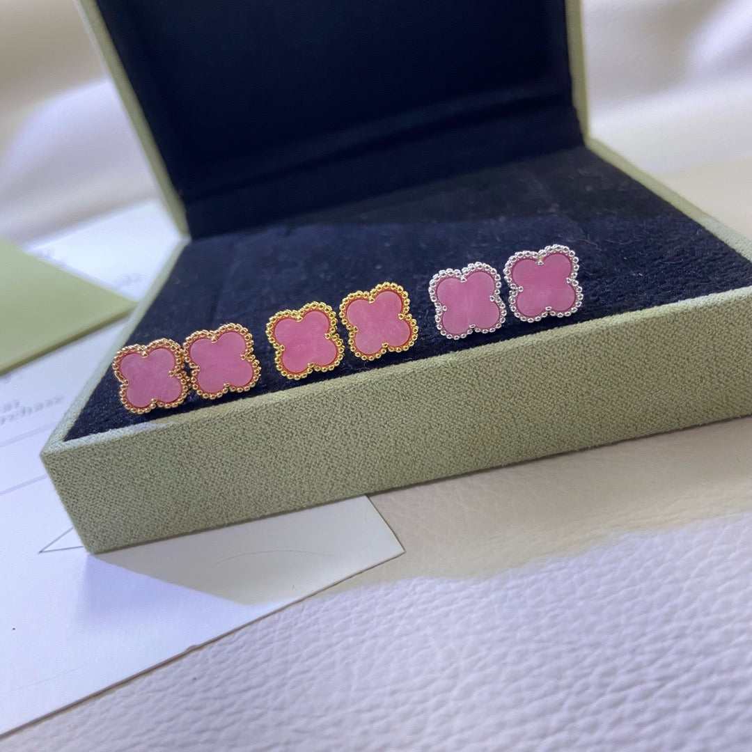 [✨ROSE✨]2025 NEW PINK MOTHER-OF-PEARL STUD EARRINGS