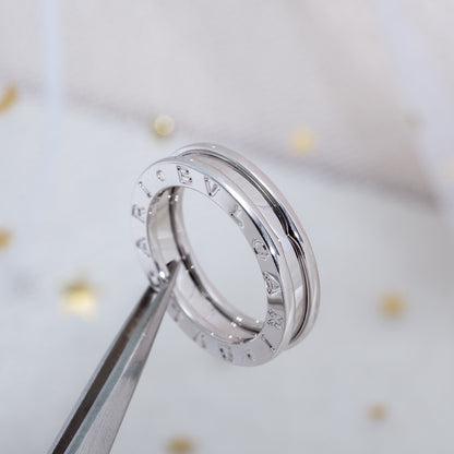 [✨ROSE✨]BV SINGLE BAND FIVE DIAMOND RING