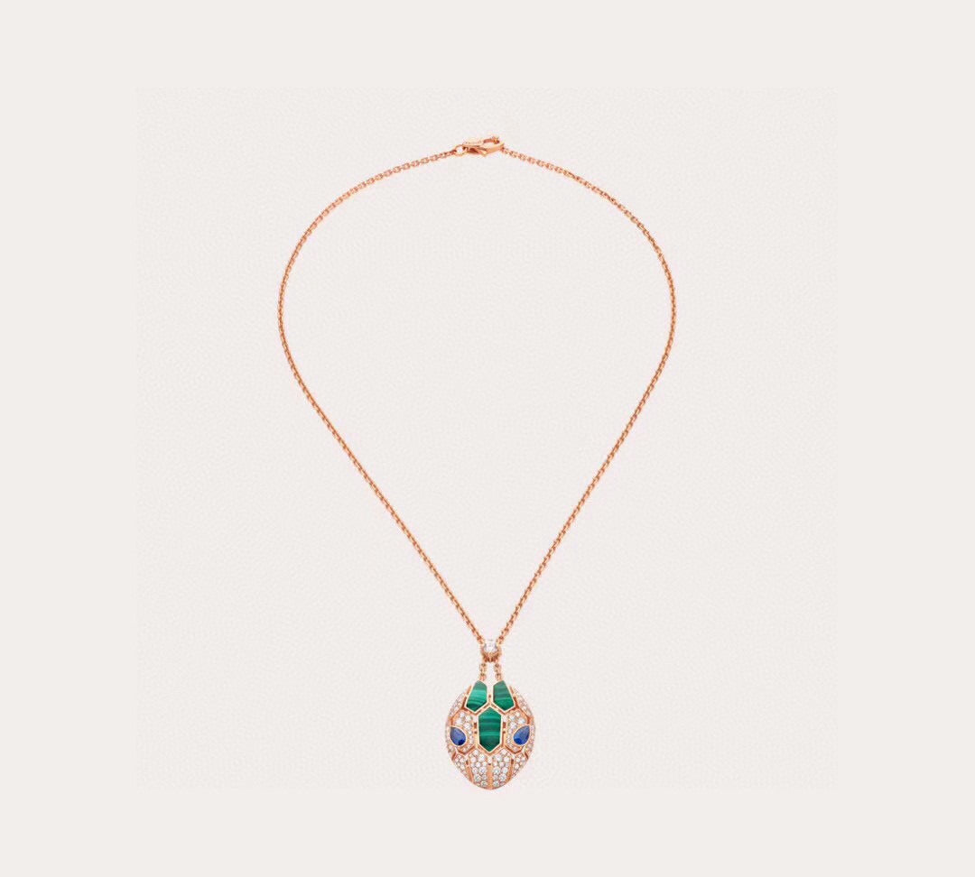 [✨ROSE✨ ]HAUTE COUTURE GOLDEN SERPENT HEAD NECKLACE