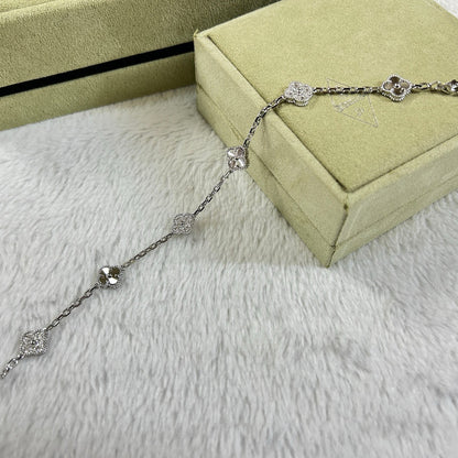 [✨ROSE✨]CLOVER 6 MOTIF DIAMOND LASER BRACELET