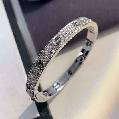 [✨ROSE✨]LOVE BRACELET 6.1MM DIAMOND-PAVED CERAMIC