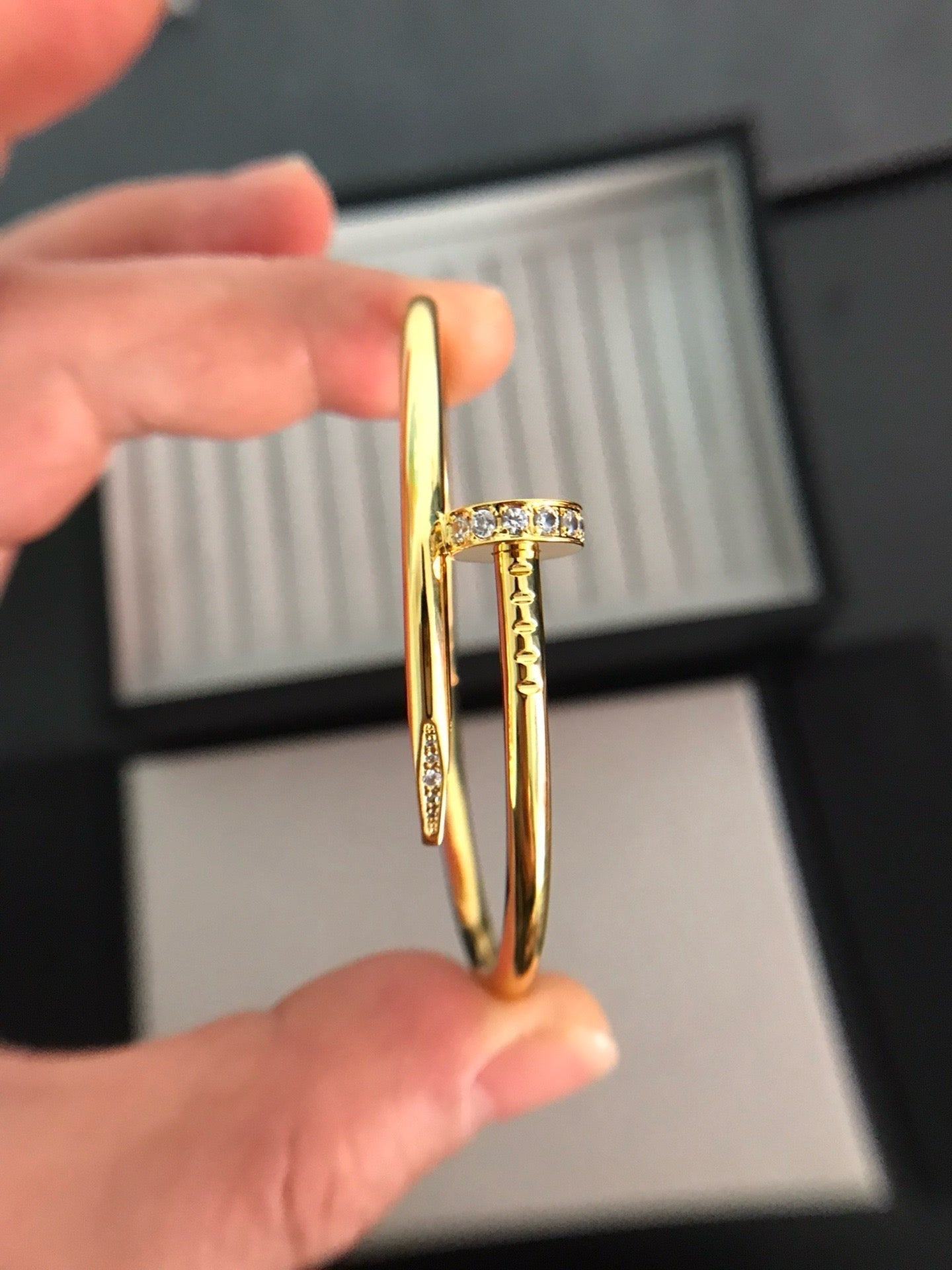 [✨ROSE✨]JUSTE BRACELET 3.5MM DIAMONDS