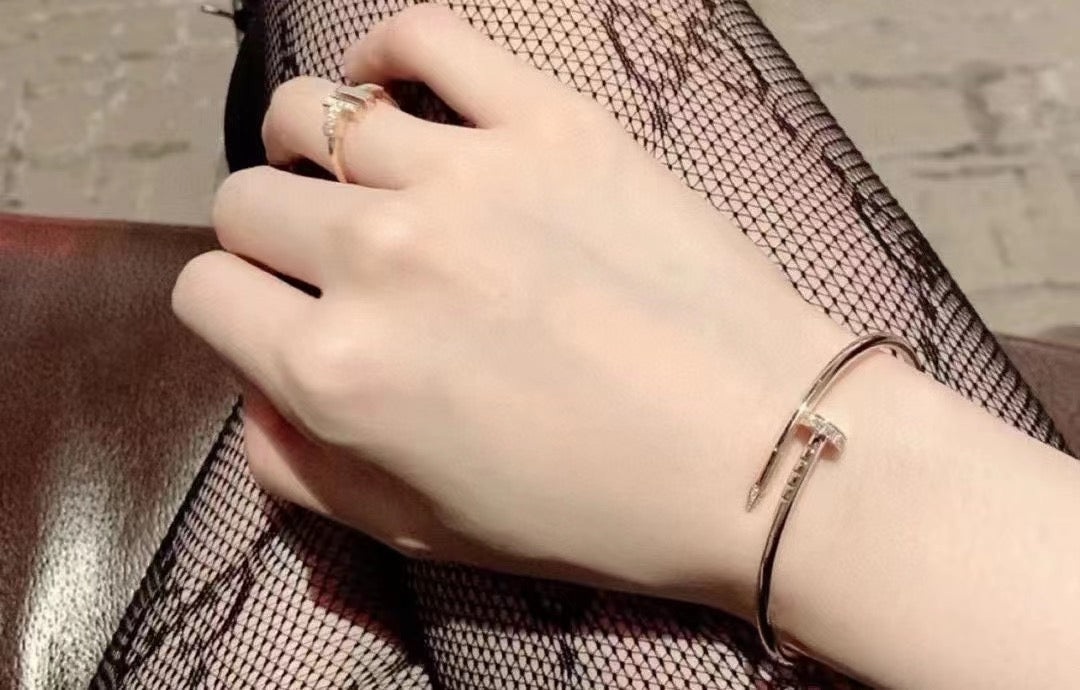 [✨ROSE✨]JUSTE BRACELET 2.5MM DIAMONDS