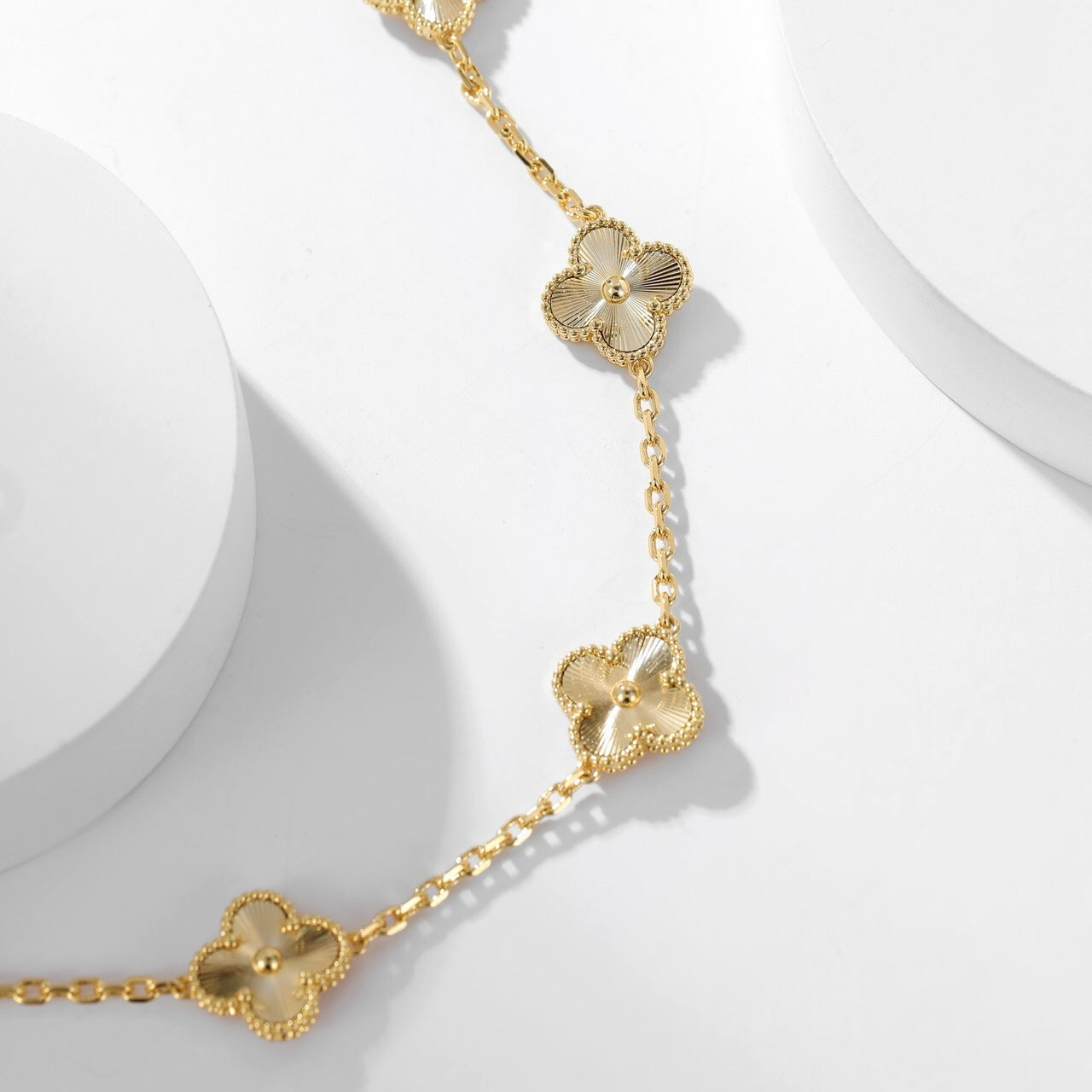 [✨ROSE✨]CLOVER 10 MOTIFS LASER NECKLACE