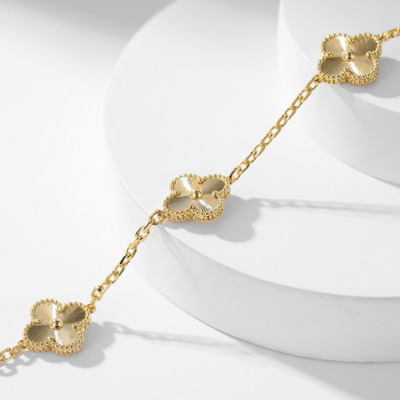 [✨ROSE✨]CLOVER 10 MOTIFS LASER NECKLACE
