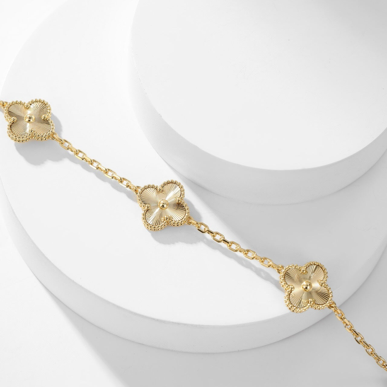 [✨ROSE✨]CLOVER 10 MOTIFS LASER NECKLACE