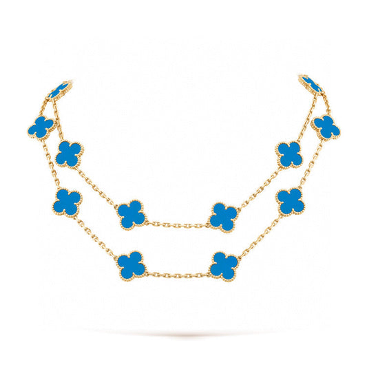 [✨ROSE✨]CLOVER 20 MOTIFS TURQUOISE GOLD