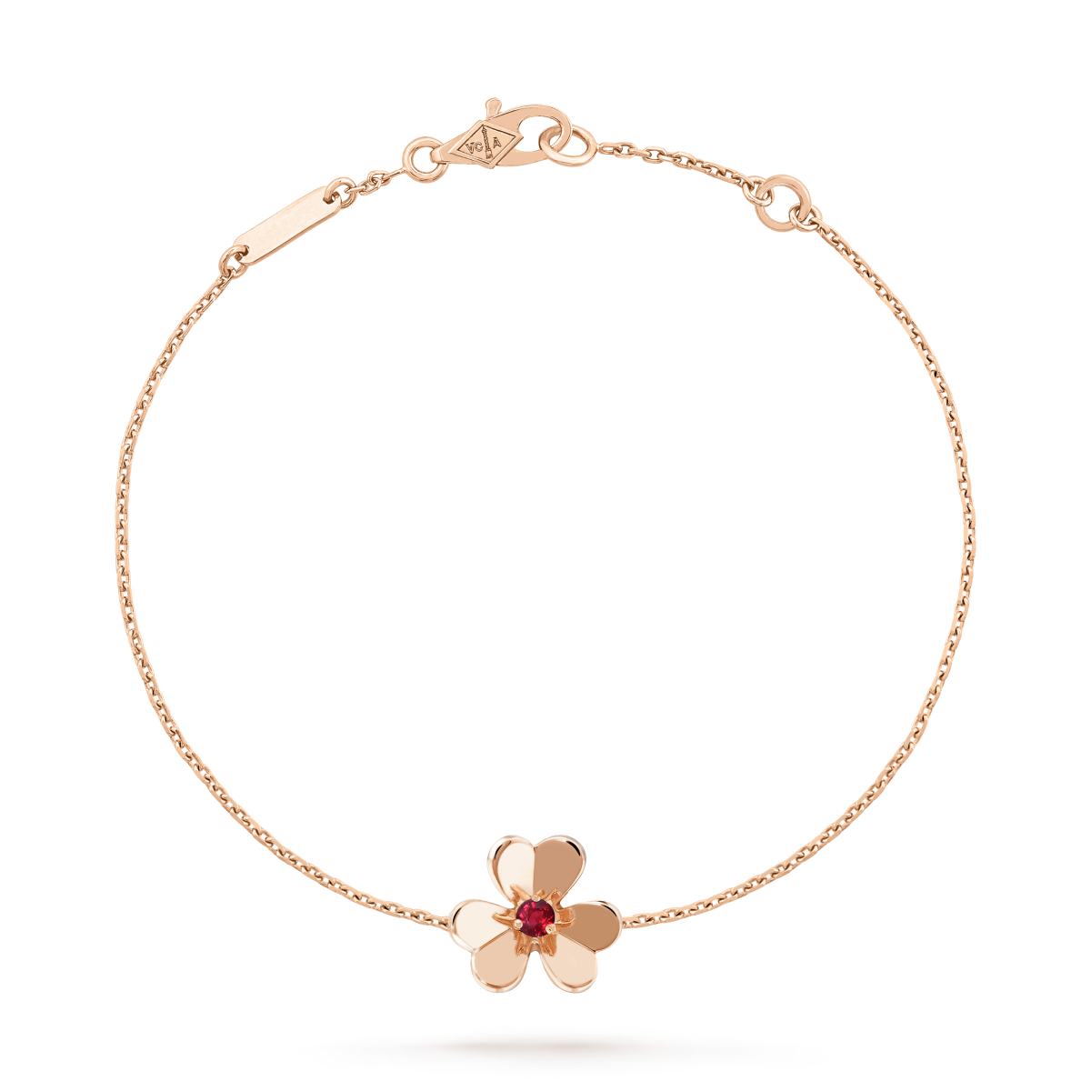 [✨ROSE✨]FRIVOLE GOLD FLOWER PINK MALACHITE BRACELET